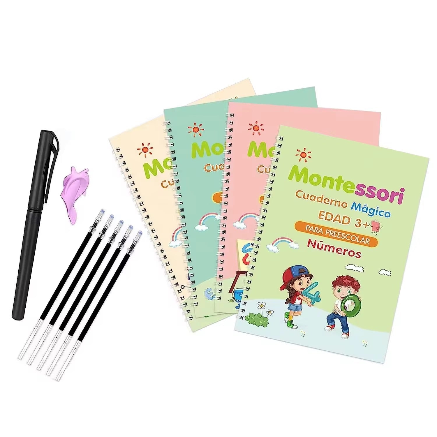 Sank Magic Practice Set – 4 Books + Magic Pen