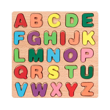 Wooden Alphabets for Kids | Capital ABC Small abc Random Board