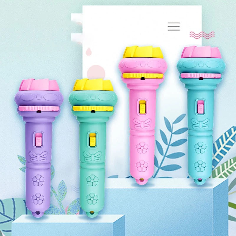 Projector Flashlight Torch for Kids – 3 Reels with 24 Fun Random Images
