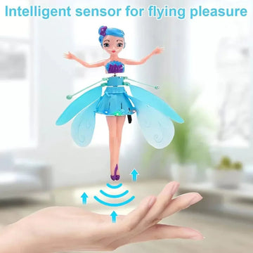 Aircraft Flying Doll for Kids - Pink & Blue