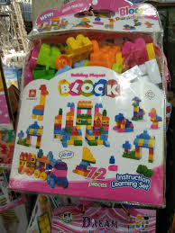 Paradise Building Blocks 72-Pcs Intructions Learning set
